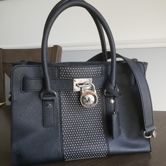 Michael Kors Handbags - Michael Kors Hamiltom studded black